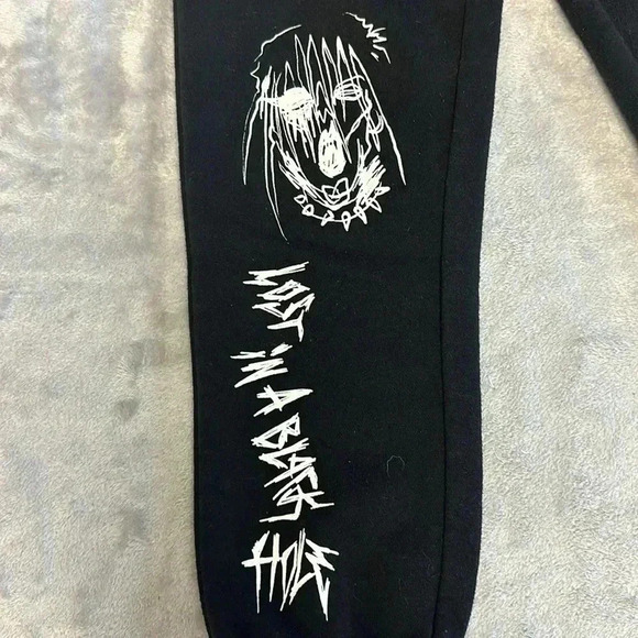 Forever 21 - Black  Halloween Joggers/Sweatpants. Size 9/10 - Picture 6 of 7